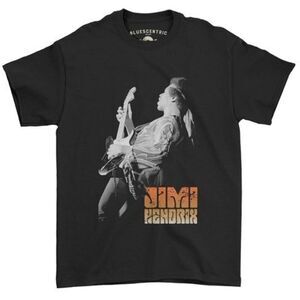 Jimi Hendrix - Jimi Hendrix - Classic - Heavy Cotton T-Shirt - Large Black
